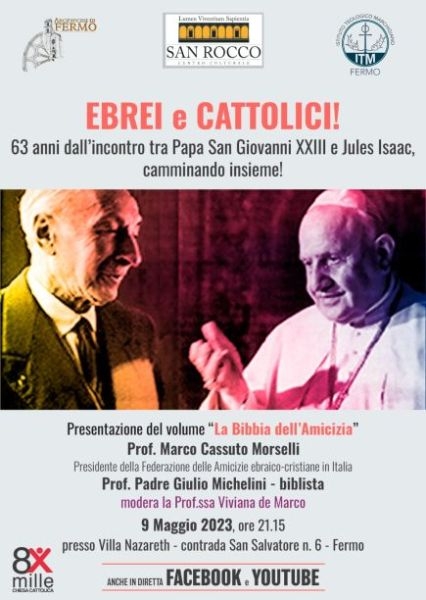 Ebrei e cattolici. 63 anni dall'incontro tra Jules Isaac e Papa Giovanni XXIII